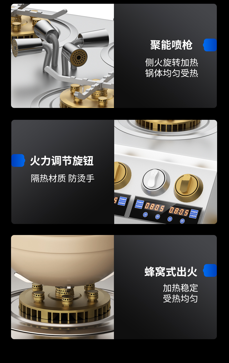 燃氣煲仔爐細節(jié)展示